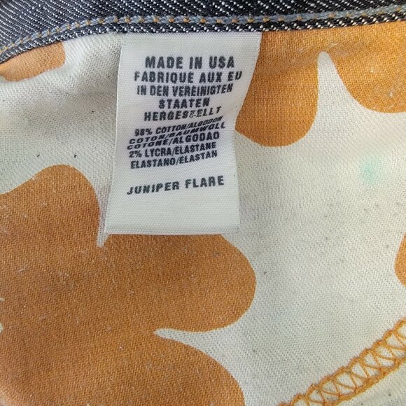 Lucky Brand Jeans Size Bootcut Flap Pockets Dark Blue Womens Size 10/30 EUC - Picture 9 of 12